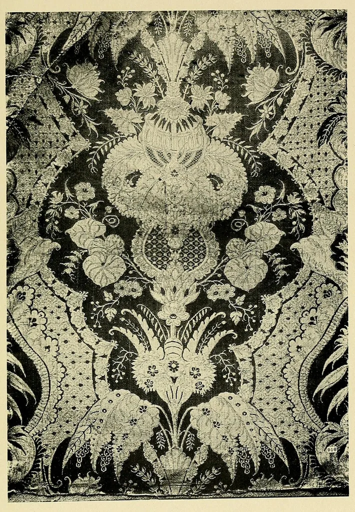 An illustration from Catalogue of a special exhibition of textiles, 1916, leaf 109
