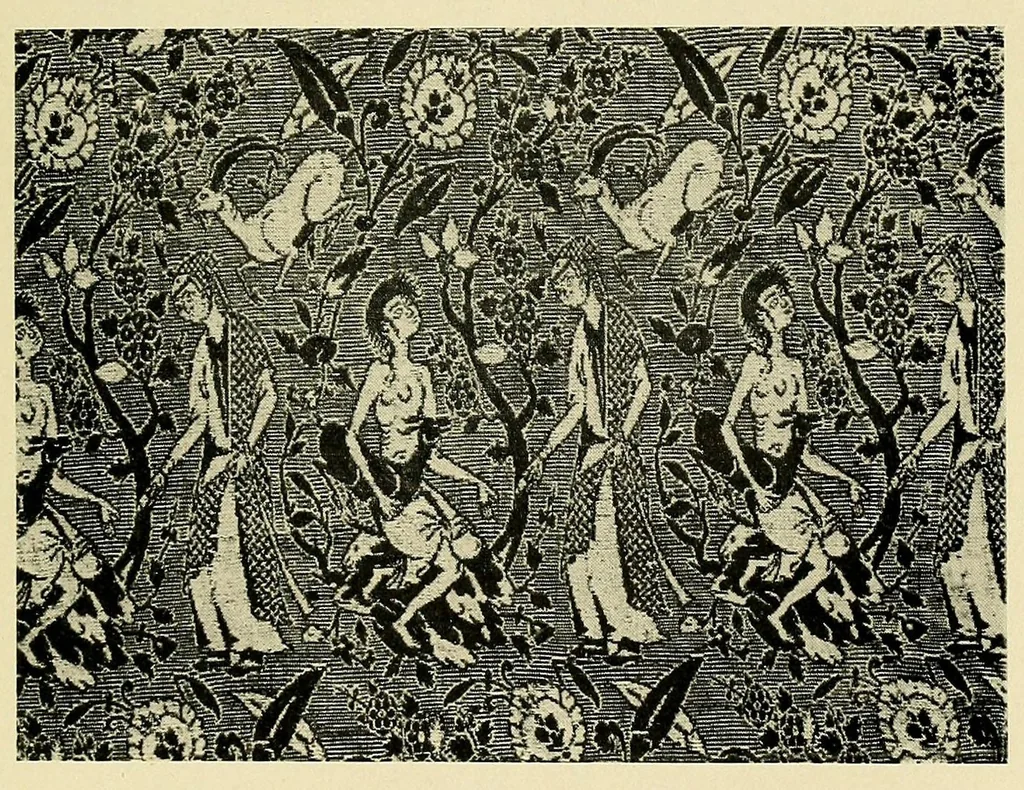 An illustration from Catalogue of a special exhibition of textiles, 1916, leaf 125