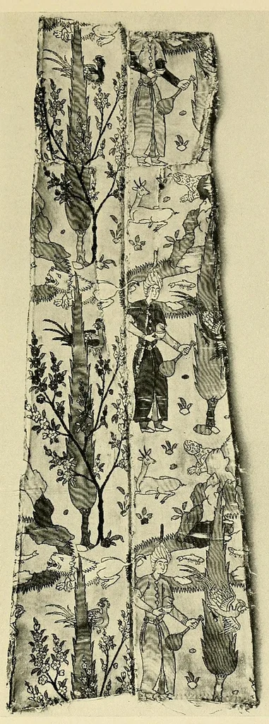 An illustration from Catalogue of a special exhibition of textiles, 1916, leaf 129