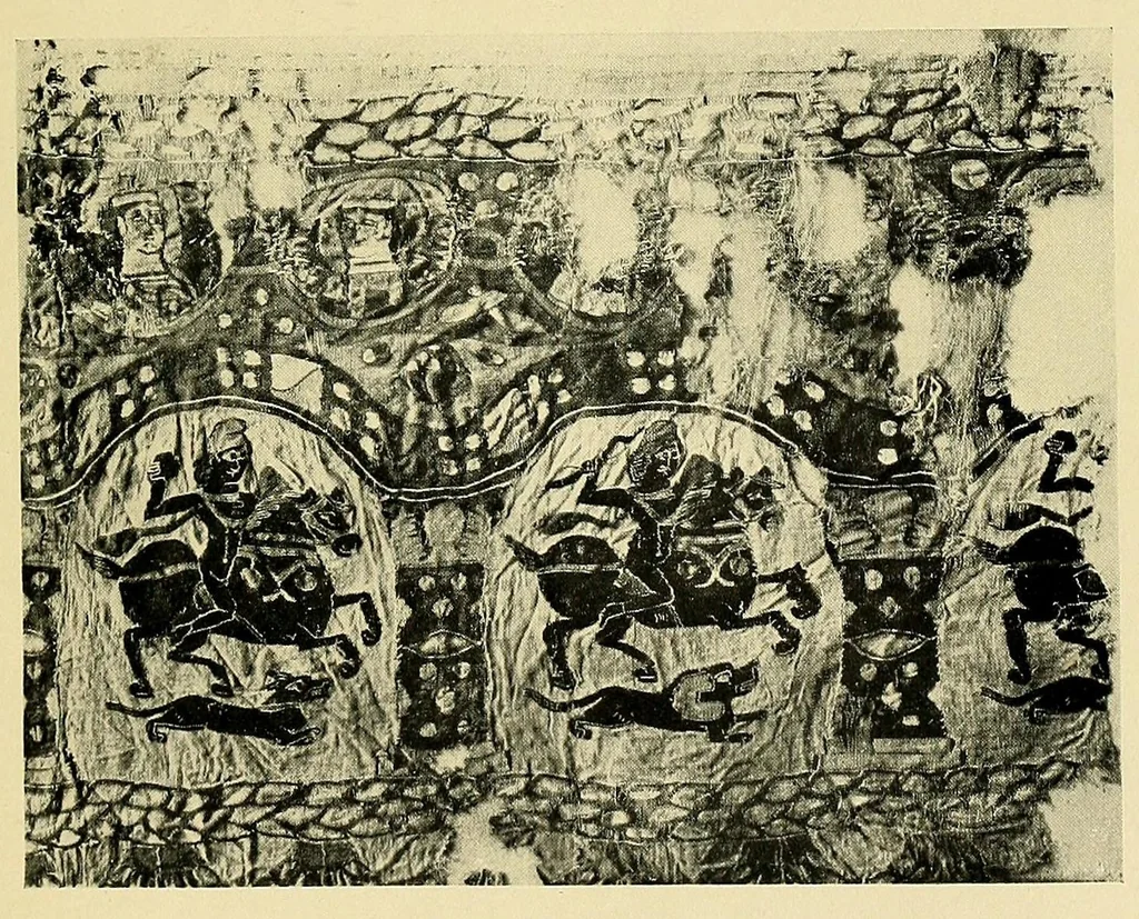 An illustration from Catalogue of a special exhibition of textiles, 1916, leaf 37