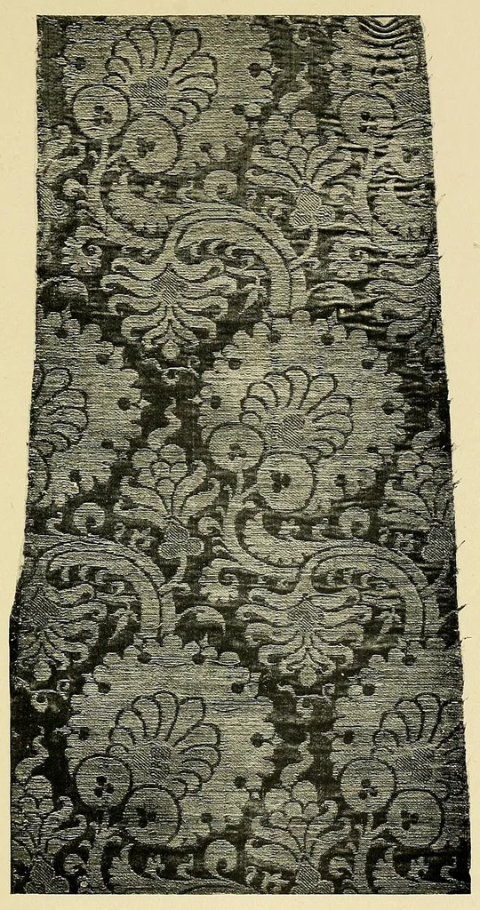 An illustration from Catalogue of a special exhibition of textiles, 1916, leaf 73