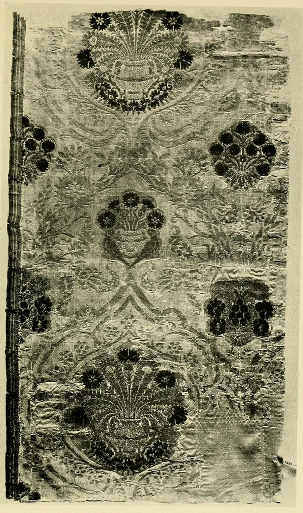 An illustration from Catalogue of a special exhibition of textiles, 1916, leaf 83