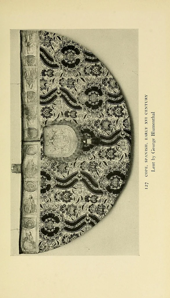 An illustration from Catalogue of a special exhibition of textiles, 1916, leaf 91