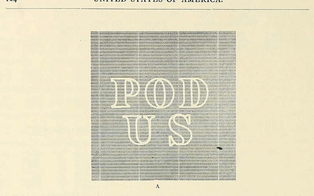 An illustration from Catalogue of the stamps, envelopes and wrappers of the United States of American and of the Confederate States of America, 1900, leaf 116