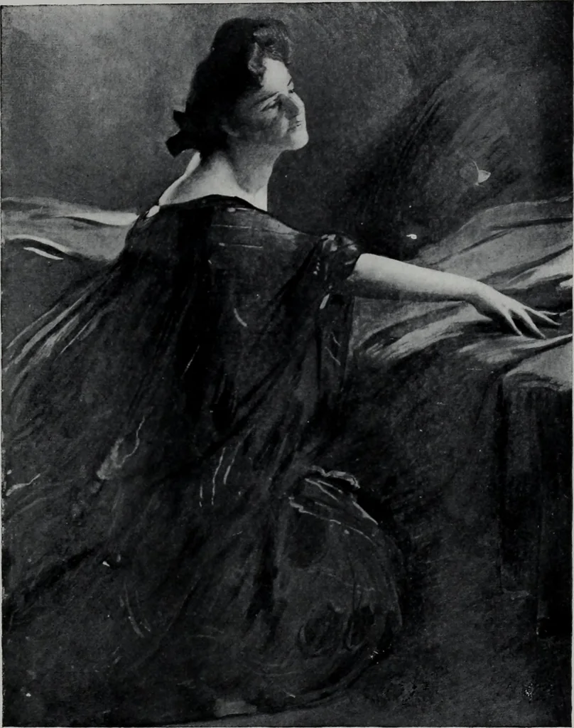An illustration from Catalogue of summer exhibition, 1908., 1908, leaf 16