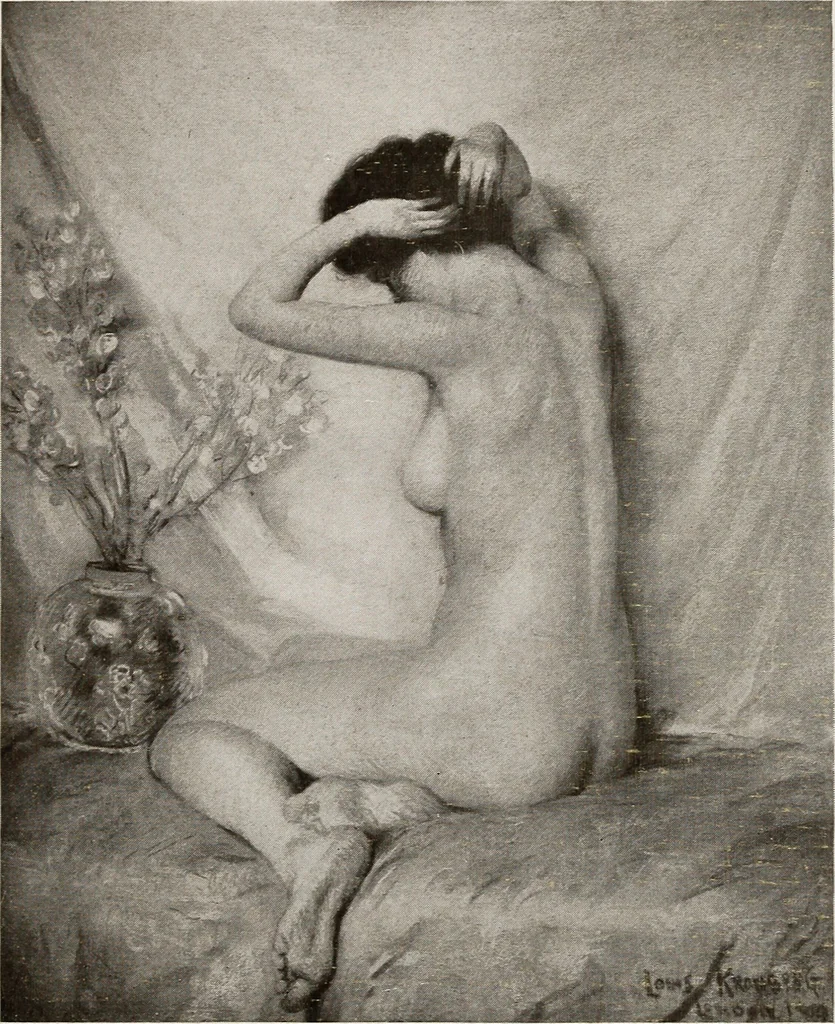 An illustration from Catalogue of summer exhibition, 1910., 1910, leaf 44