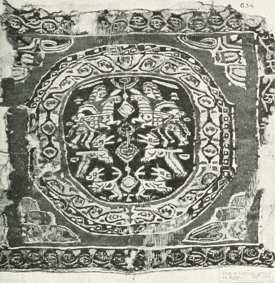 An illustration from Catalogue of textiles from burying-grounds in Egypt, 1920, leaf 134