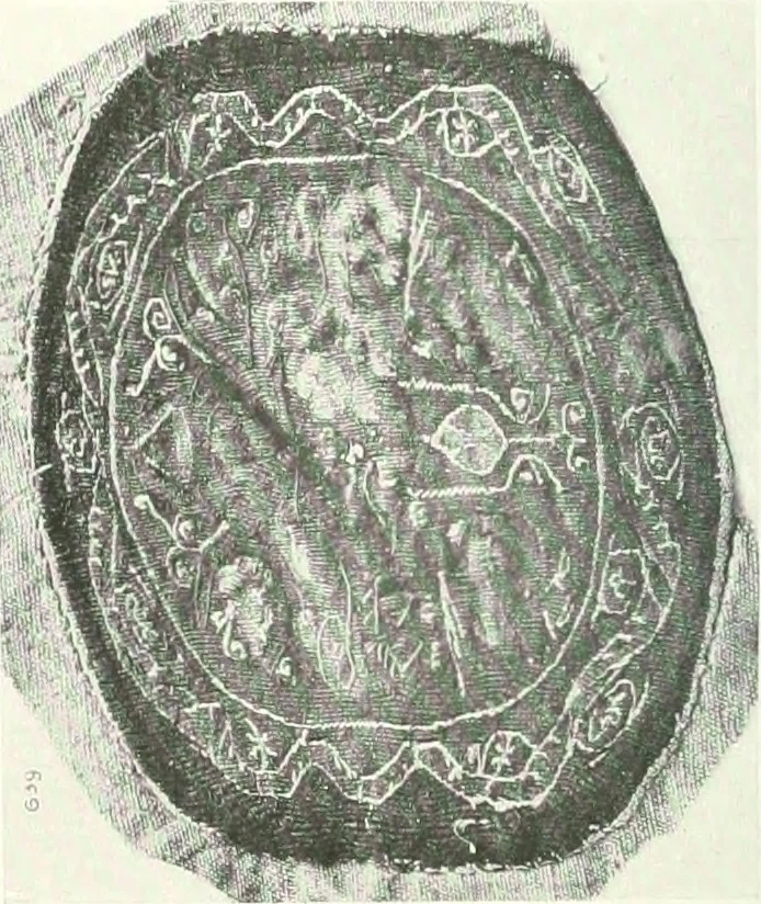 An illustration from Catalogue of textiles from burying-grounds in Egypt, 1920, leaf 135