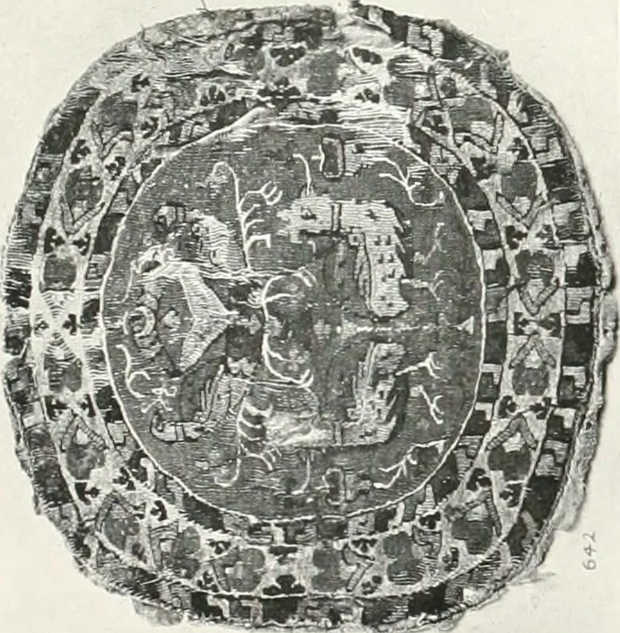 An illustration from Catalogue of textiles from burying-grounds in Egypt, 1920, leaf 136