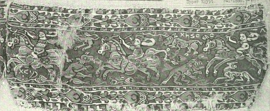 An illustration from Catalogue of textiles from burying-grounds in Egypt, 1920, leaf 137