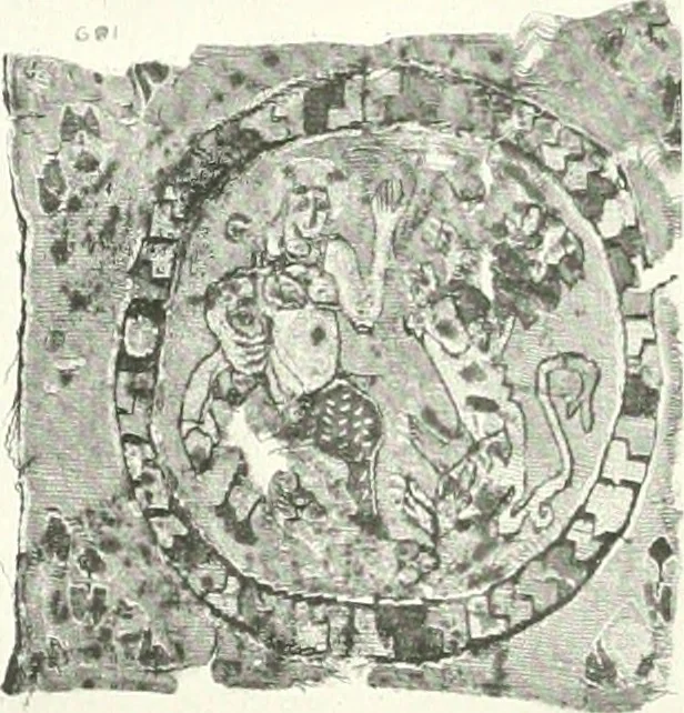 An illustration from Catalogue of textiles from burying-grounds in Egypt, 1920, leaf 137