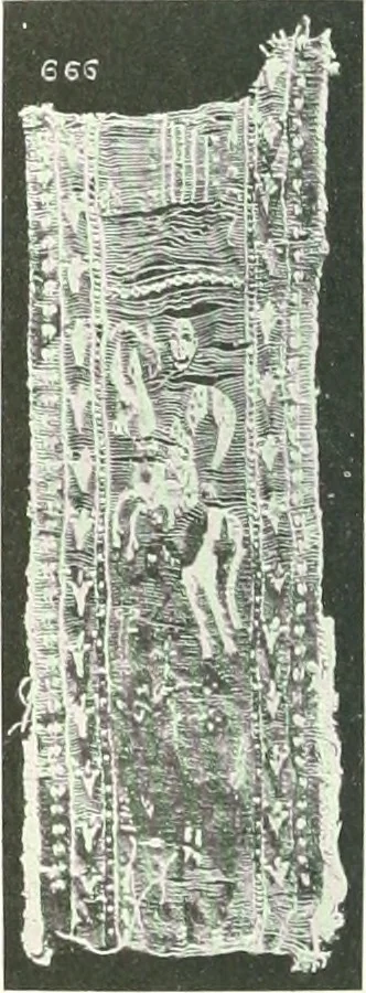 An illustration from Catalogue of textiles from burying-grounds in Egypt, 1920, leaf 137