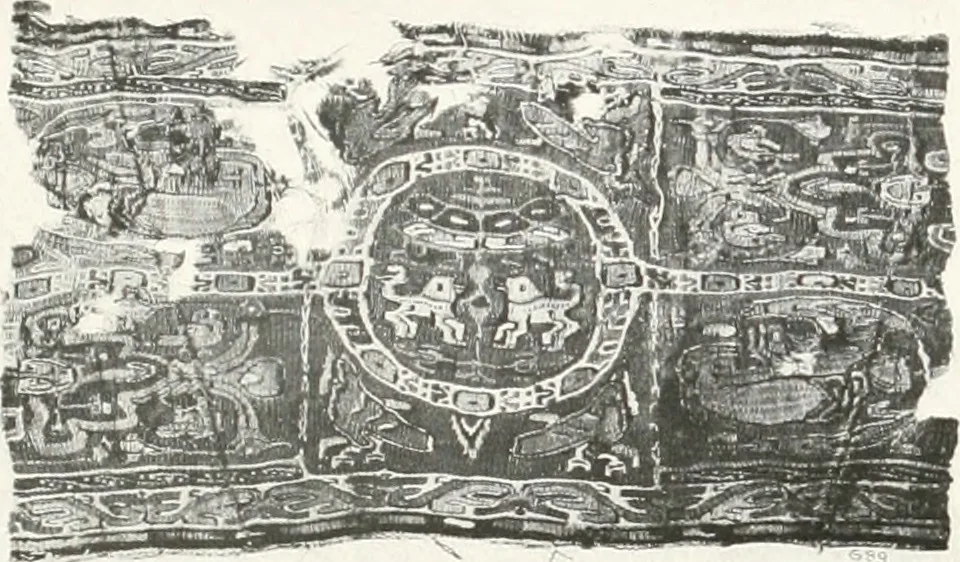 An illustration from Catalogue of textiles from burying-grounds in Egypt, 1920, leaf 138