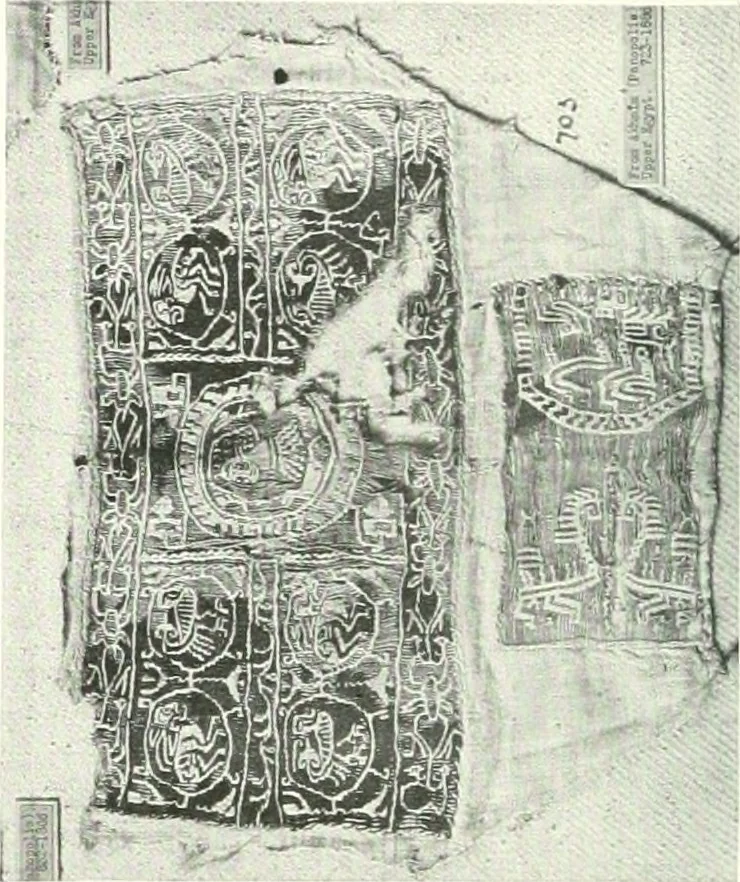 An illustration from Catalogue of textiles from burying-grounds in Egypt, 1920, leaf 139