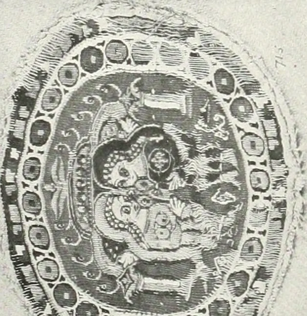 An illustration from Catalogue of textiles from burying-grounds in Egypt, 1920, leaf 140