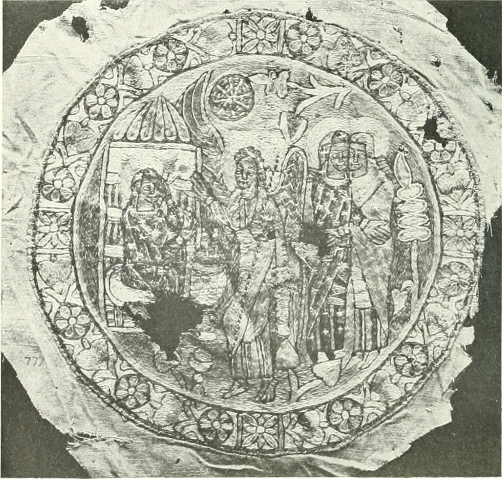 An illustration from Catalogue of textiles from burying-grounds in Egypt, 1920, leaf 143