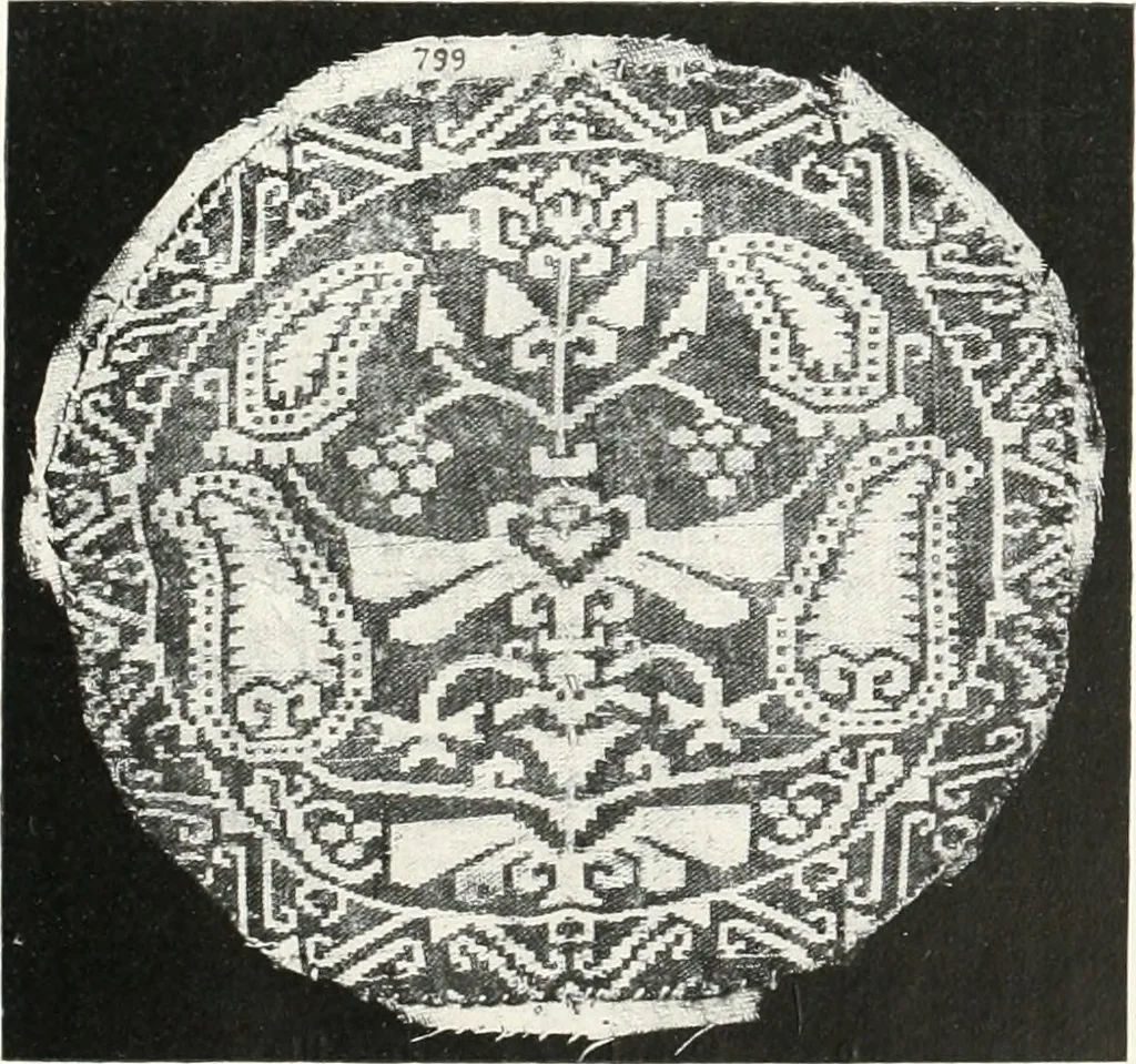 An illustration from Catalogue of textiles from burying-grounds in Egypt, 1920, leaf 146