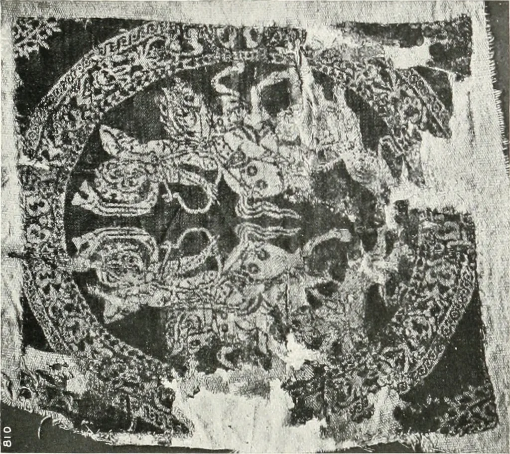 An illustration from Catalogue of textiles from burying-grounds in Egypt, 1920, leaf 148
