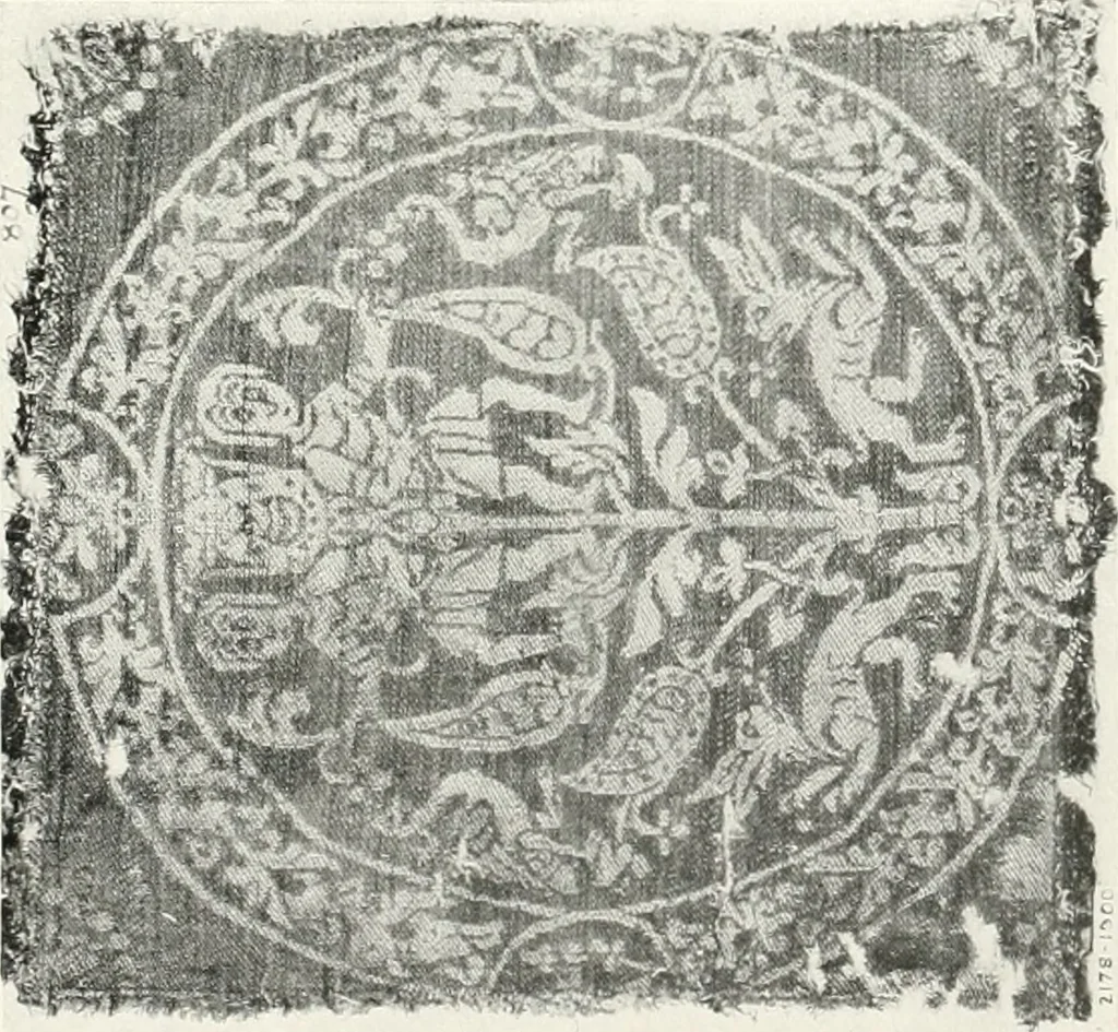An illustration from Catalogue of textiles from burying-grounds in Egypt, 1920, leaf 148