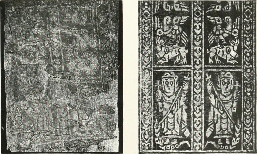 An illustration from Catalogue of textiles from burying-grounds in Egypt, 1920, leaf 150