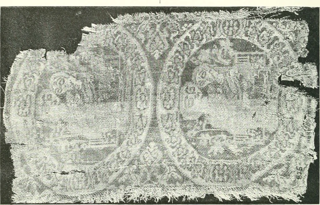 An illustration from Catalogue of textiles from burying-grounds in Egypt, 1920, leaf 153