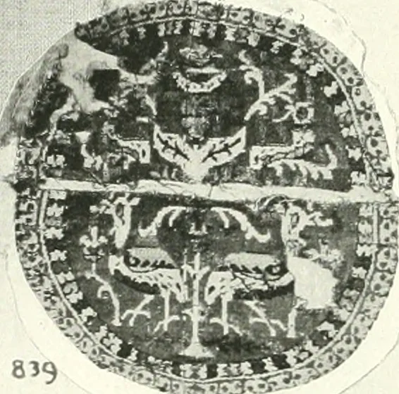 An illustration from Catalogue of textiles from burying-grounds in Egypt, 1920, leaf 155