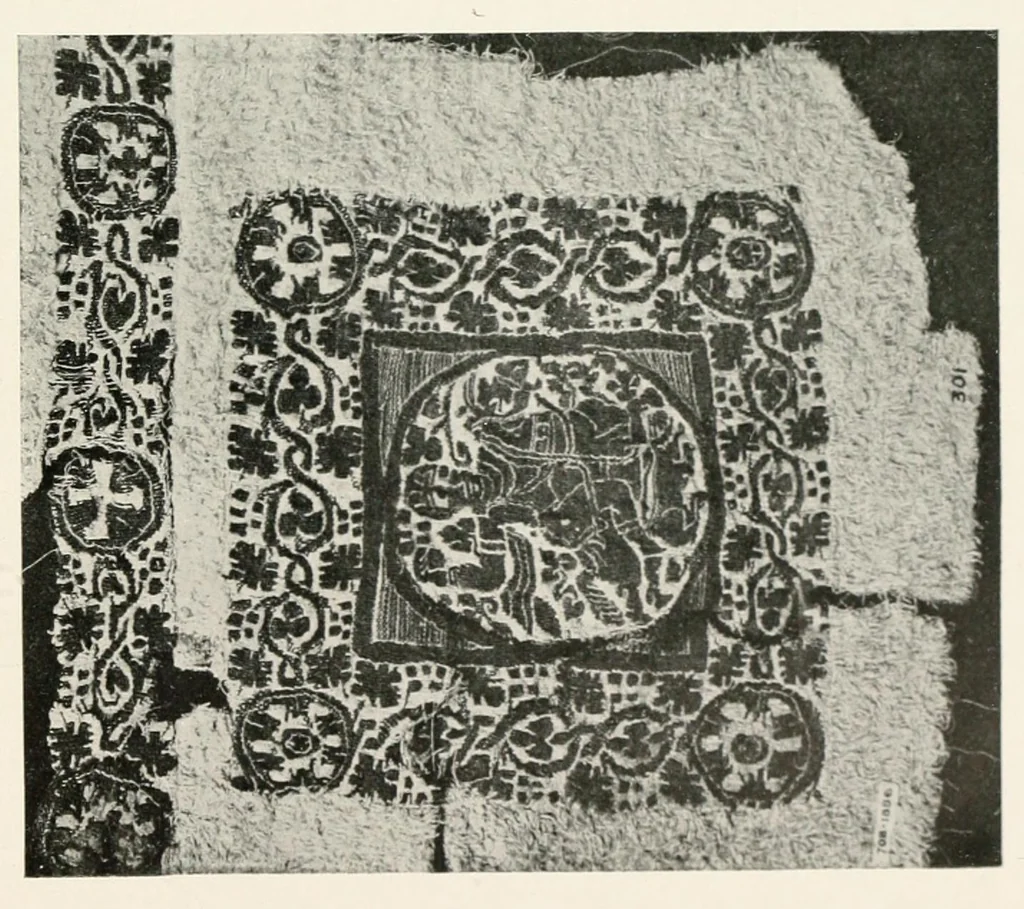 An illustration from Catalogue of textiles from burying-grounds in Egypt, 1920, leaf 123