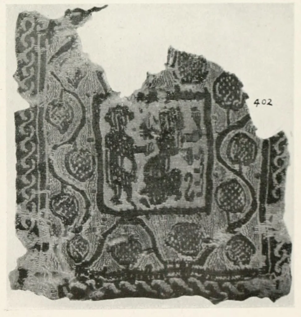 An illustration from Catalogue of textiles from burying-grounds in Egypt, 1920, leaf 143