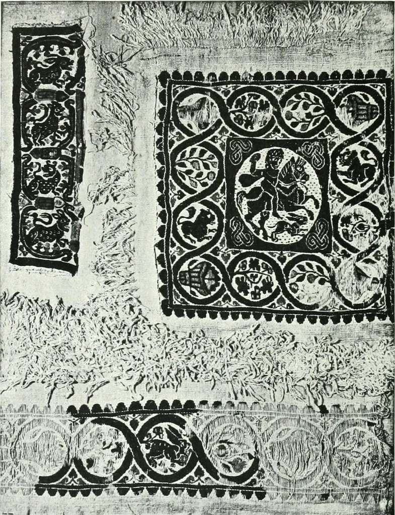 An illustration from Catalogue of textiles from burying-grounds in Egypt, 1920, leaf 173