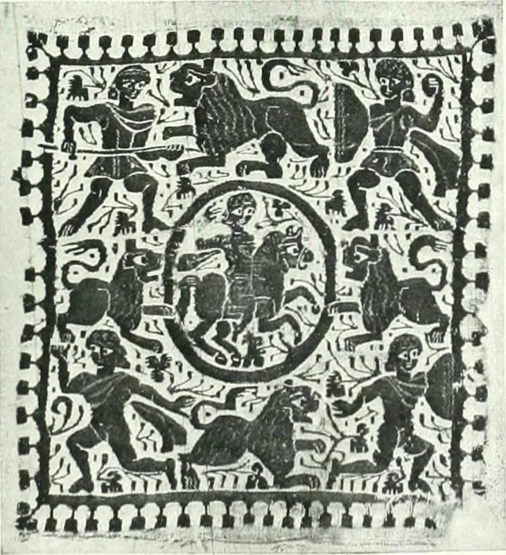 An illustration from Catalogue of textiles from burying-grounds in Egypt, 1920, leaf 174