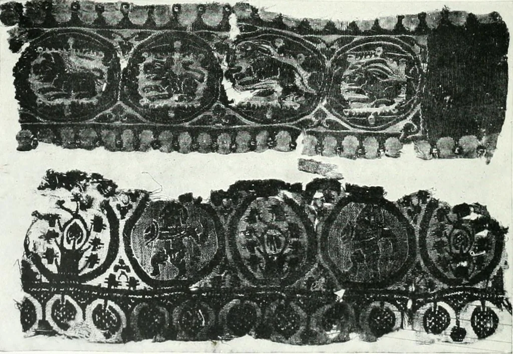 An illustration from Catalogue of textiles from burying-grounds in Egypt, 1920, leaf 179