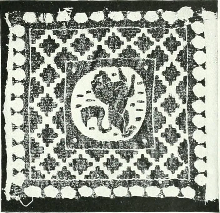 An illustration from Catalogue of textiles from burying-grounds in Egypt, 1920, leaf 182