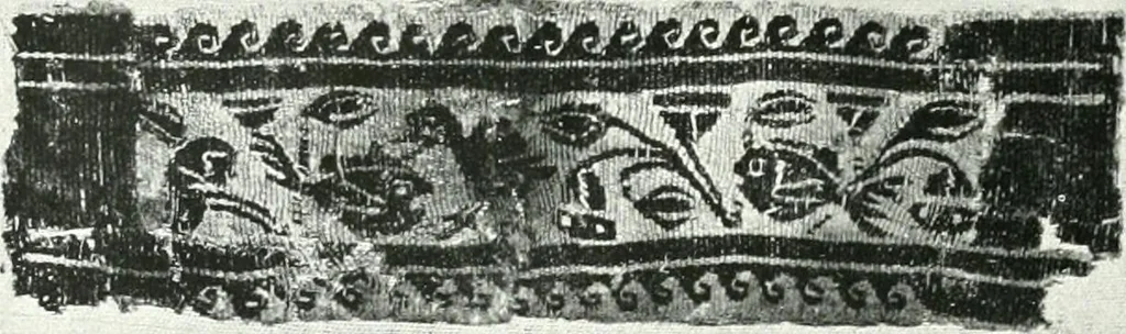 An illustration from Catalogue of textiles from burying-grounds in Egypt, 1920, leaf 183