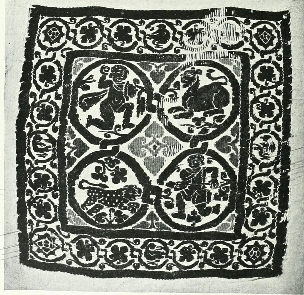 An illustration from Catalogue of textiles from burying-grounds in Egypt, 1920, leaf 183
