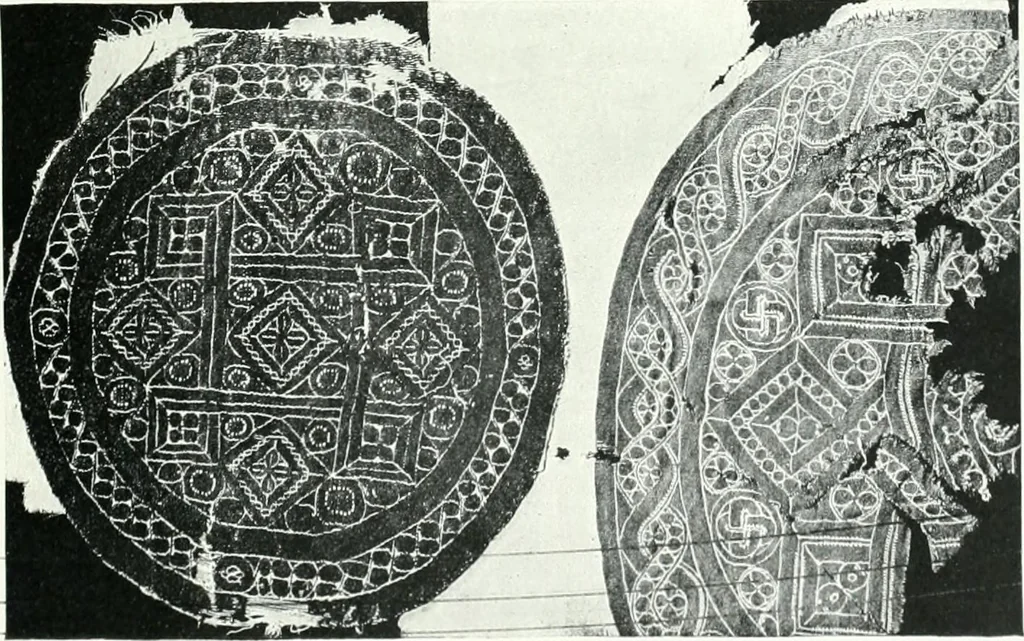 An illustration from Catalogue of textiles from burying-grounds in Egypt, 1920, leaf 184