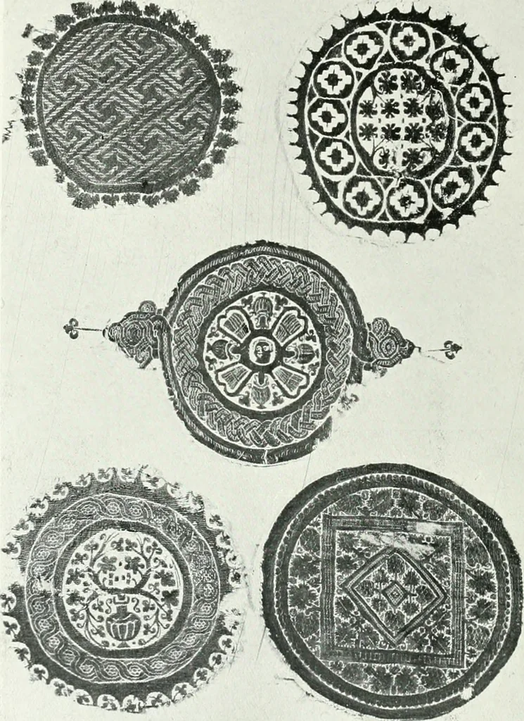 An illustration from Catalogue of textiles from burying-grounds in Egypt, 1920, leaf 185