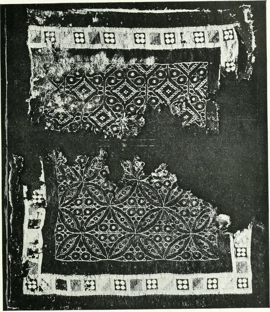 An illustration from Catalogue of textiles from burying-grounds in Egypt, 1920, leaf 186