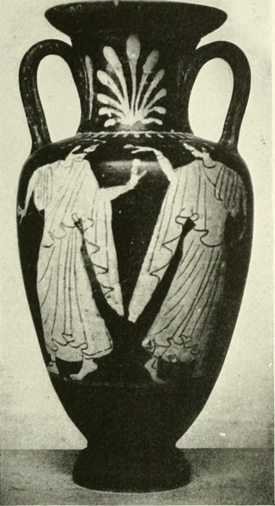 An illustration from Catalogue of an unique collection of Greek and Roman marbles, important gothic sculptures, primitive paintings, ceramics, tapestries and ancient rugs, including two monumental altars and a Greek iconostas, coming from historical collections and gathered in England, France, Austria, Italy and the Levant by a well-known European connoisseur during many years of discriminating collecting. The entire collection of 824 objects to be sold at public auction at the Anderson galleries ... New York city, on January twenty-sixth to twenty-ninth <1921> inclusive, 1921, leaf 182