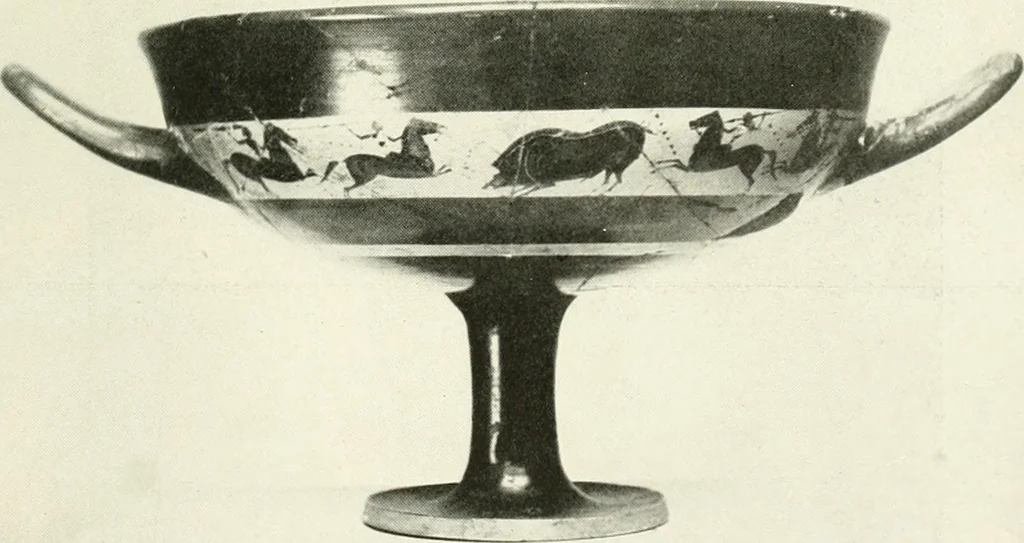 An illustration from Catalogue of an unique collection of Greek and Roman marbles, important gothic sculptures, primitive paintings, ceramics, tapestries and ancient rugs, including two monumental altars and a Greek iconostas, coming from historical collections and gathered in England, France, Austria, Italy and the Levant by a well-known European connoisseur during many years of discriminating collecting. The entire collection of 824 objects to be sold at public auction at the Anderson galleries ... New York city, on January twenty-sixth to twenty-ninth <1921> inclusive, 1921, leaf 182