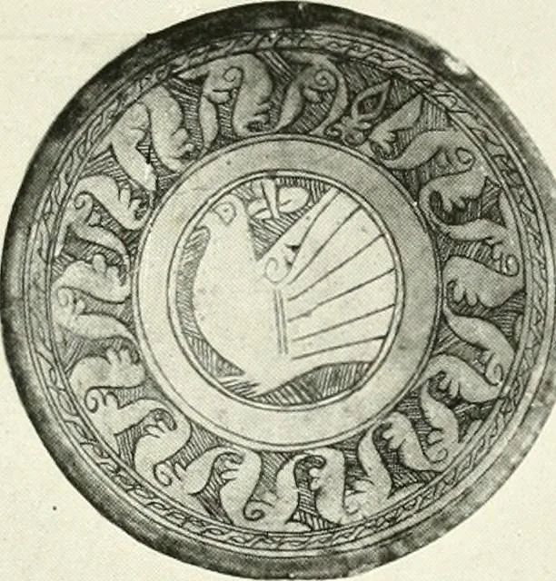 An illustration from Catalogue of an unique collection of Greek and Roman marbles, important gothic sculptures, primitive paintings, ceramics, tapestries and ancient rugs, including two monumental altars and a Greek iconostas, coming from historical collections and gathered in England, France, Austria, Italy and the Levant by a well-known European connoisseur during many years of discriminating collecting. The entire collection of 824 objects to be sold at public auction at the Anderson galleries ... New York city, on January twenty-sixth to twenty-ninth <1921> inclusive, 1921, leaf 184