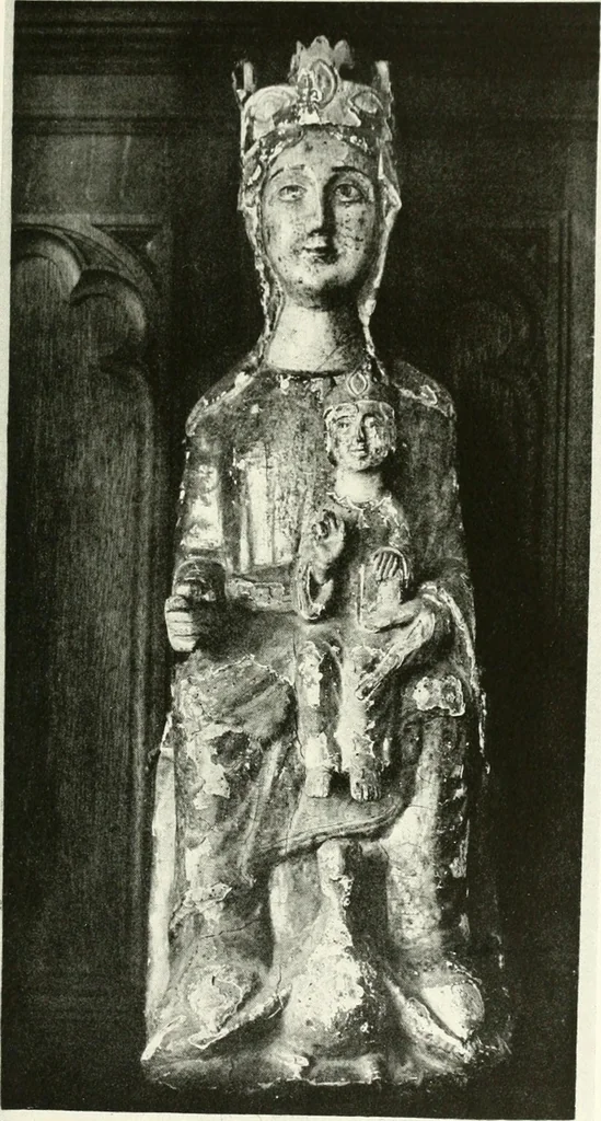 An illustration from Catalogue of an unique collection of Greek and Roman marbles, important gothic sculptures, primitive paintings, ceramics, tapestries and ancient rugs, including two monumental altars and a Greek iconostas, coming from historical collections and gathered in England, France, Austria, Italy and the Levant by a well-known European connoisseur during many years of discriminating collecting. The entire collection of 824 objects to be sold at public auction at the Anderson galleries ... New York city, on January twenty-sixth to twenty-ninth <1921> inclusive, 1921, leaf 192