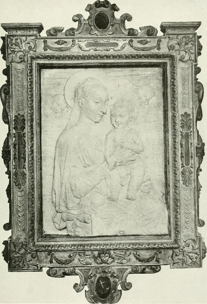 An illustration from Catalogue of an unique collection of Greek and Roman marbles, important gothic sculptures, primitive paintings, ceramics, tapestries and ancient rugs, including two monumental altars and a Greek iconostas, coming from historical collections and gathered in England, France, Austria, Italy and the Levant by a well-known European connoisseur during many years of discriminating collecting. The entire collection of 824 objects to be sold at public auction at the Anderson galleries ... New York city, on January twenty-sixth to twenty-ninth <1921> inclusive, 1921, leaf 196