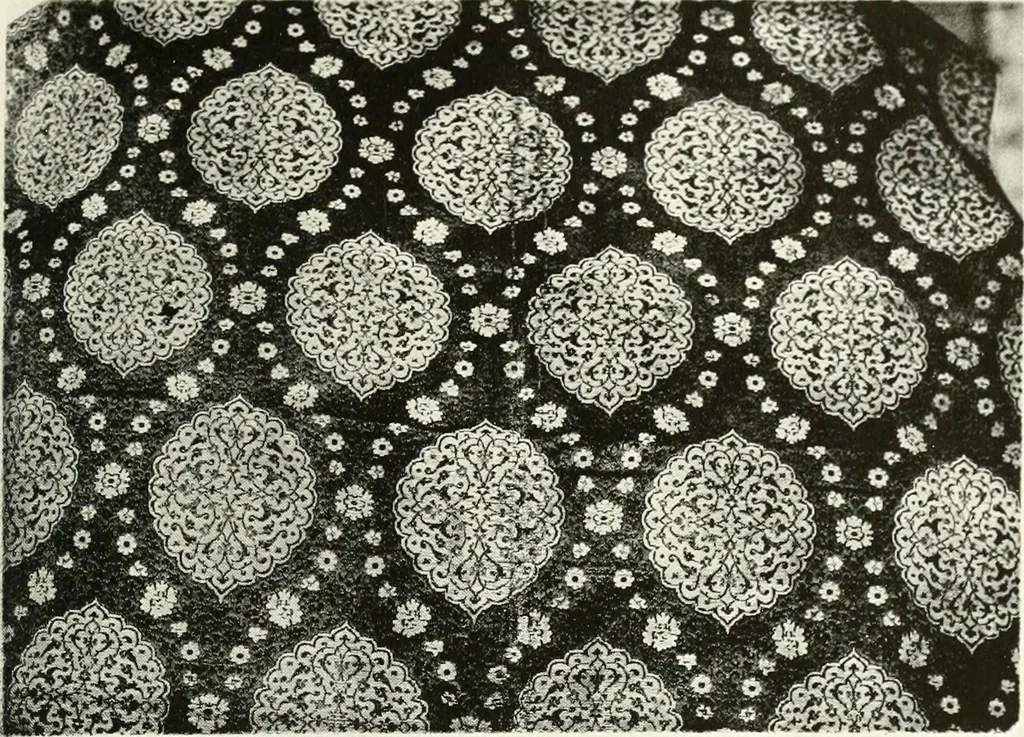 An illustration from Catalogue of an unique collection of Greek and Roman marbles, important gothic sculptures, primitive paintings, ceramics, tapestries and ancient rugs, including two monumental altars and a Greek iconostas, coming from historical collections and gathered in England, France, Austria, Italy and the Levant by a well-known European connoisseur during many years of discriminating collecting. The entire collection of 824 objects to be sold at public auction at the Anderson galleries ... New York city, on January twenty-sixth to twenty-ninth <1921> inclusive, 1921, leaf 204