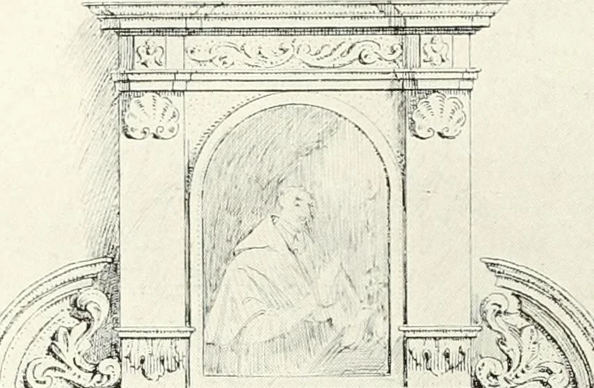 An illustration from Catalogue of an unique collection of Greek and Roman marbles, important gothic sculptures, primitive paintings, ceramics, tapestries and ancient rugs, including two monumental altars and a Greek iconostas, coming from historical collections and gathered in England, France, Austria, Italy and the Levant by a well-known European connoisseur during many years of discriminating collecting. The entire collection of 824 objects to be sold at public auction at the Anderson galleries ... New York city, on January twenty-sixth to twenty-ninth <1921> inclusive, 1921, leaf 217
