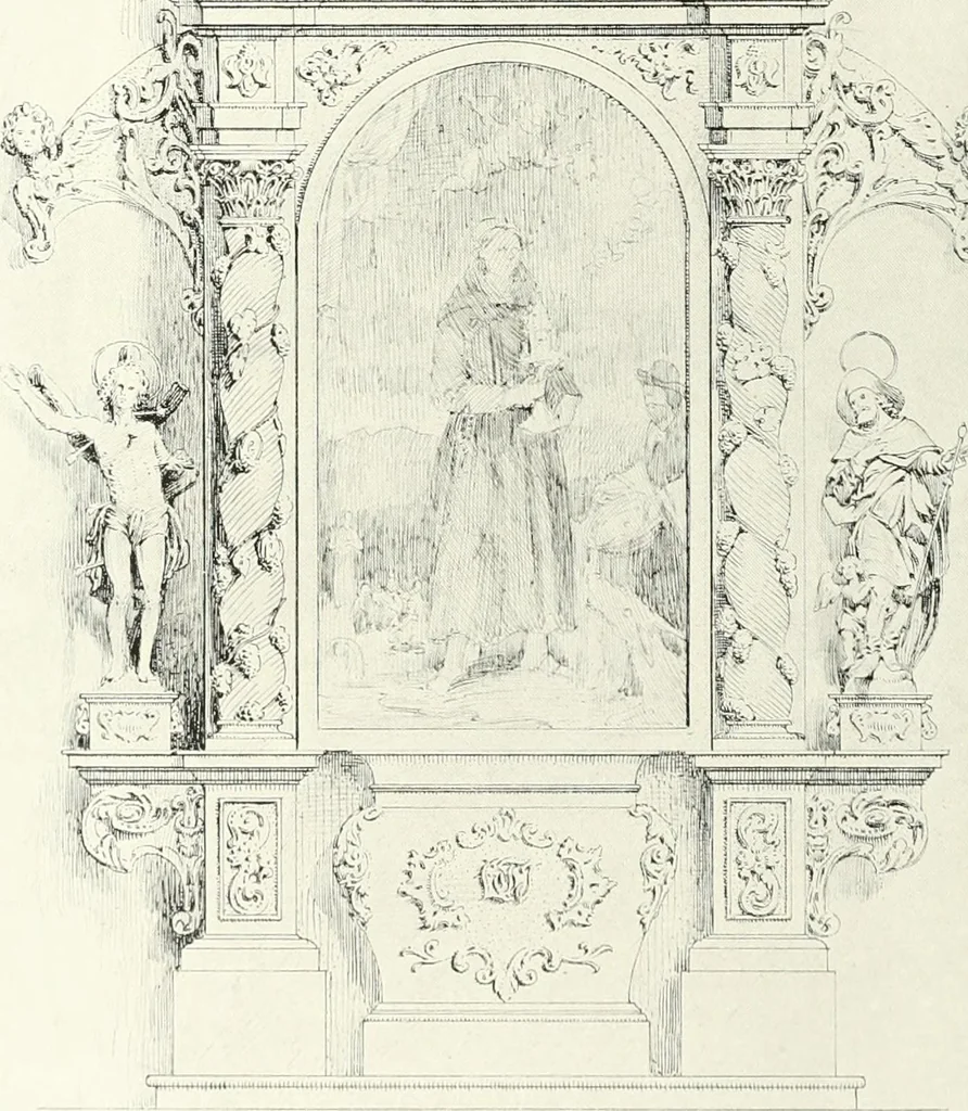 An illustration from Catalogue of an unique collection of Greek and Roman marbles, important gothic sculptures, primitive paintings, ceramics, tapestries and ancient rugs, including two monumental altars and a Greek iconostas, coming from historical collections and gathered in England, France, Austria, Italy and the Levant by a well-known European connoisseur during many years of discriminating collecting. The entire collection of 824 objects to be sold at public auction at the Anderson galleries ... New York city, on January twenty-sixth to twenty-ninth <1921> inclusive, 1921, leaf 217