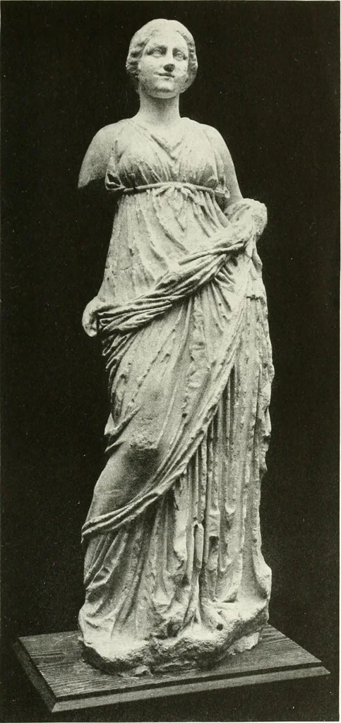 An illustration from Catalogue of an unique collection of Greek and Roman marbles, important gothic sculptures, primitive paintings, ceramics, tapestries and ancient rugs, including two monumental altars and a Greek iconostas, coming from historical collections and gathered in England, France, Austria, Italy and the Levant by a well-known European connoisseur during many years of discriminating collecting. The entire collection of 824 objects to be sold at public auction at the Anderson galleries ... New York city, on January twenty-sixth to twenty-ninth <1921> inclusive, 1921, leaf 218