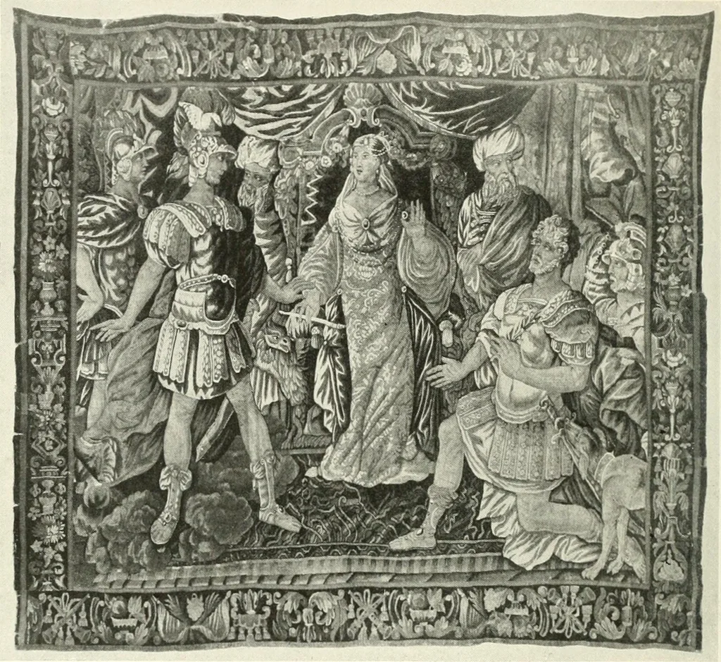 An illustration from Catalogue of an unique collection of Greek and Roman marbles, important gothic sculptures, primitive paintings, ceramics, tapestries and ancient rugs, including two monumental altars and a Greek iconostas, coming from historical collections and gathered in England, France, Austria, Italy and the Levant by a well-known European connoisseur during many years of discriminating collecting. The entire collection of 824 objects to be sold at public auction at the Anderson galleries ... New York city, on January twenty-sixth to twenty-ninth <1921> inclusive, 1921, leaf 229
