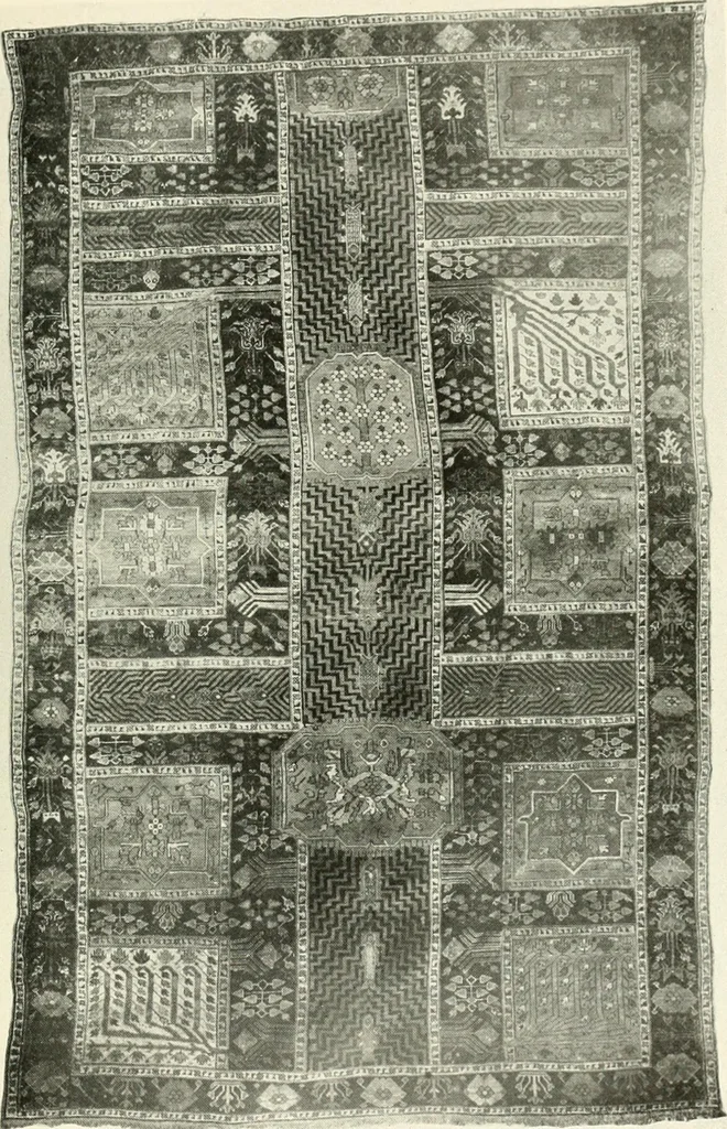 An illustration from Catalogue of an unique collection of Greek and Roman marbles, important gothic sculptures, primitive paintings, ceramics, tapestries and ancient rugs, including two monumental altars and a Greek iconostas, coming from historical collections and gathered in England, France, Austria, Italy and the Levant by a well-known European connoisseur during many years of discriminating collecting. The entire collection of 824 objects to be sold at public auction at the Anderson galleries ... New York city, on January twenty-sixth to twenty-ninth <1921> inclusive, 1921, leaf 230