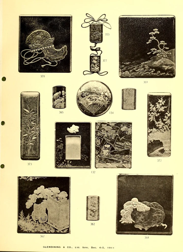 An illustration from Catalogue of a valuable collection of Japanese works of art, 1911, leaf 13