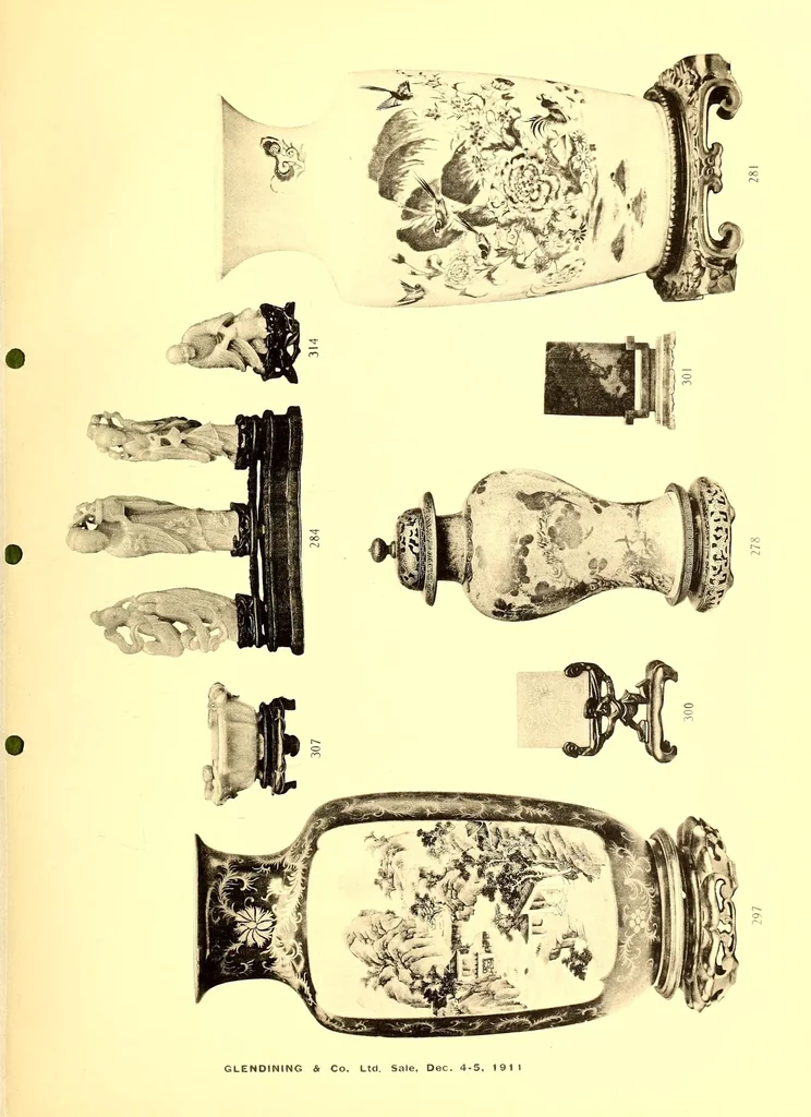 An illustration from Catalogue of a valuable collection of Japanese works of art, 1911, leaf 17